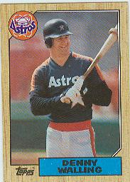 1987 Topps Baseball Cards      222     Denny Walling